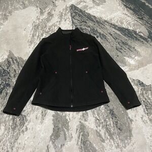 Motorfist Jacket‎ Women's L Black Pink Retro Moto Cyberpunk Shell Snowmobile